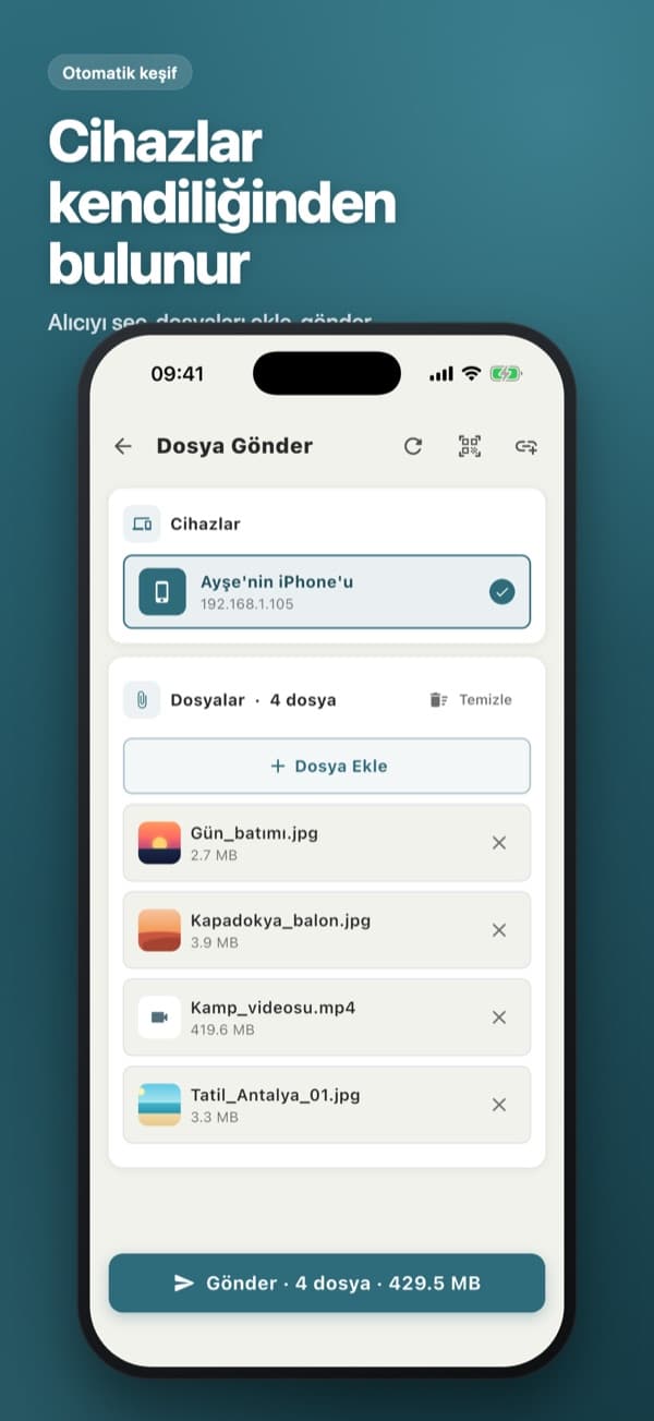 Wifile – Dosya gönder