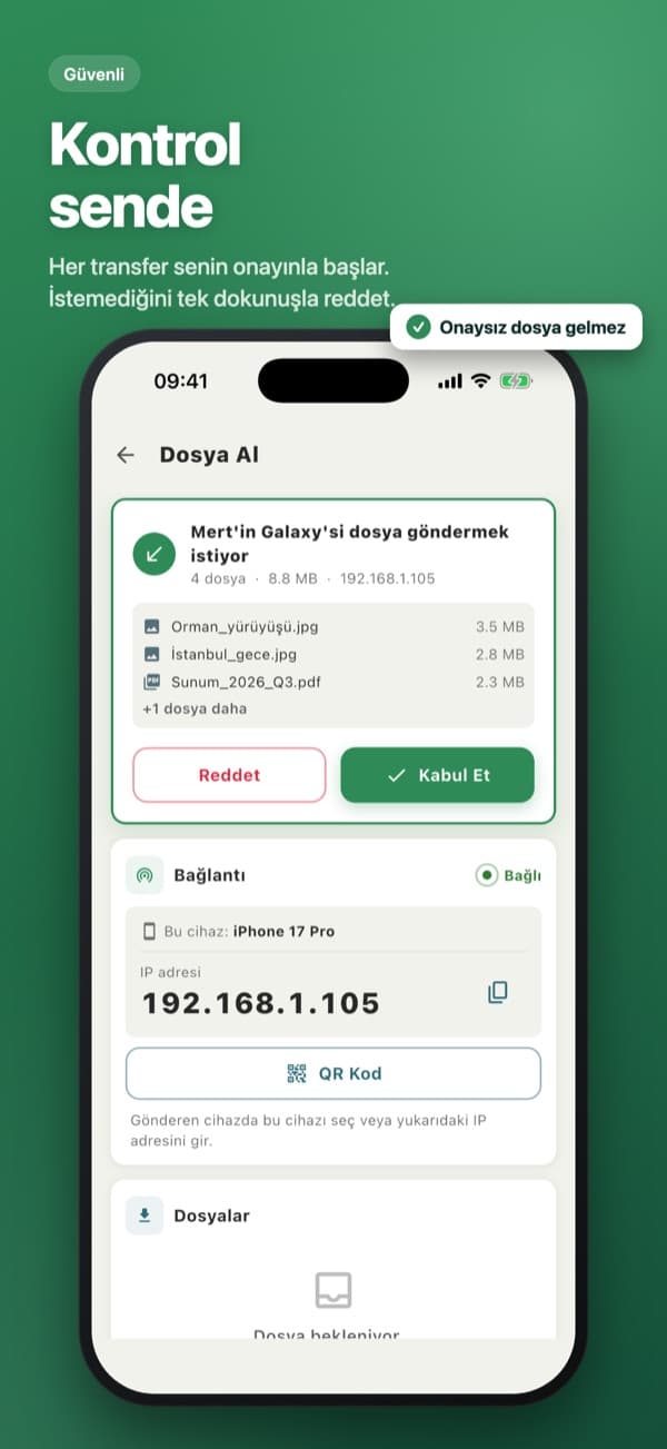 Wifile – Gelen teklif