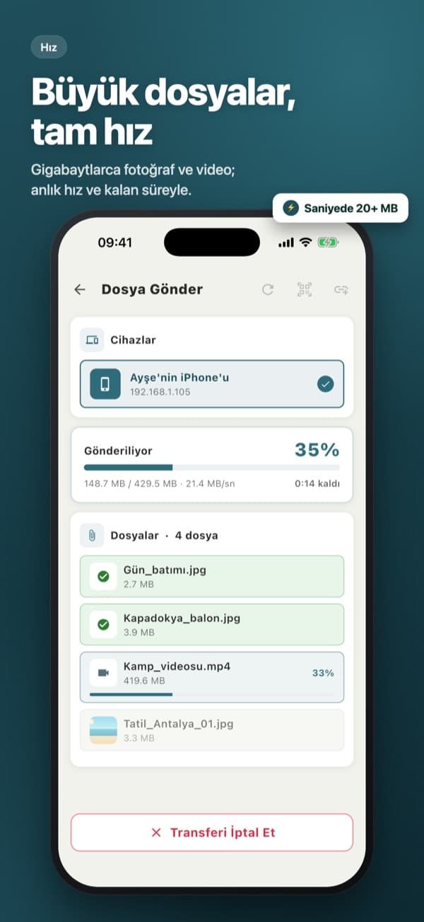 Wifile – Transfer